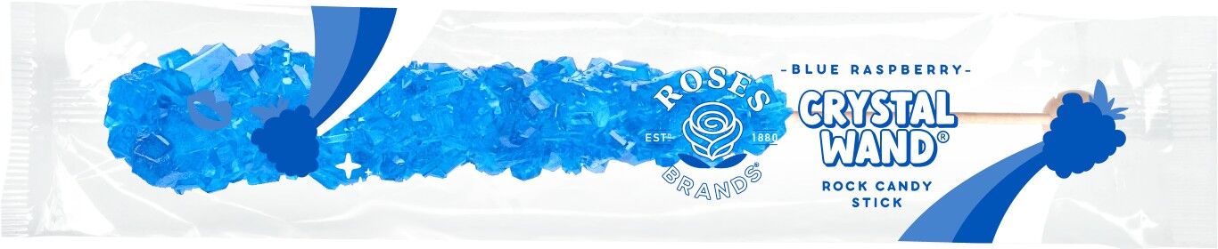 Roses Brands Crystal Wands Rock Candy Assorted Flavors