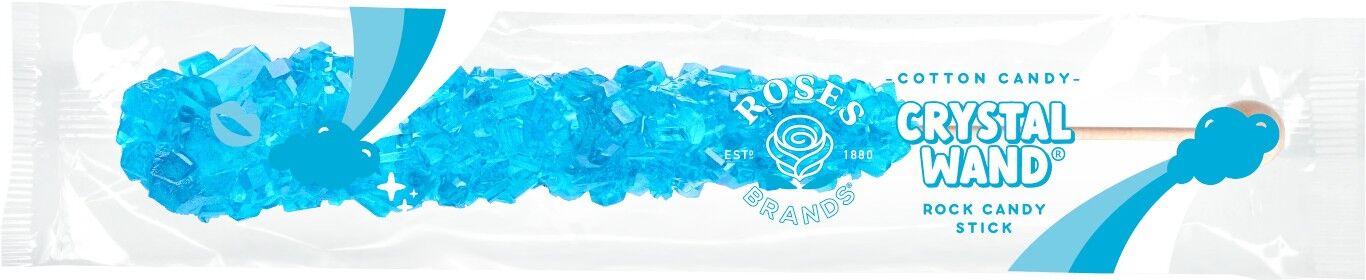 Roses Brands Crystal Wands Rock Candy Assorted Flavors