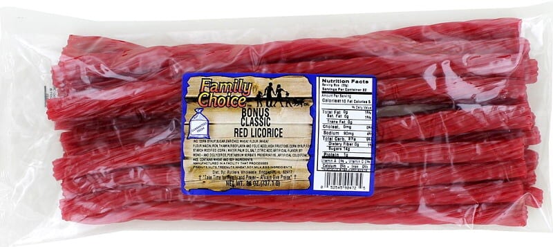 Ruckers Candy Classic Red Licorice, 22-Oz.