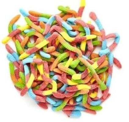 Rucker's Candy Sour Gummy Worms - 25 oz