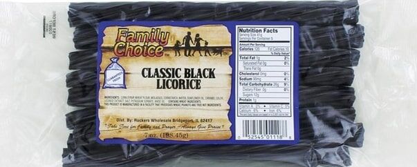 Ruckers Candy Classic Black Licorice, 22-Oz.