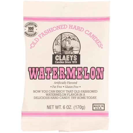 Claey's Old Fashioned Watermelon Flavored Hard Candy - 6 oz