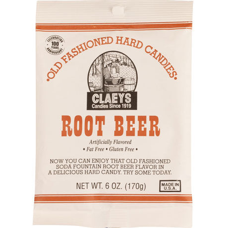 Claey's Old Fashioned Rootbeer Flavored Hard Candy - 6 oz