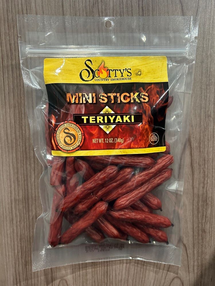 Scotty's Teriyaki Mini Sticks, 12-Oz