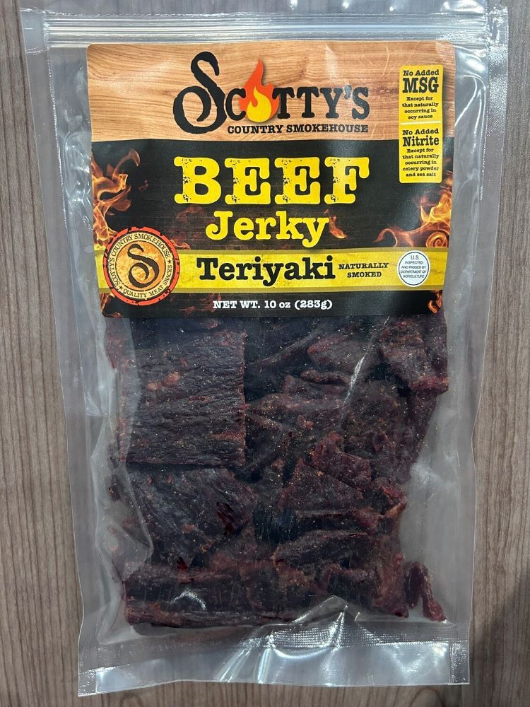 Scotty's Teriyaki Beef Jerky, 10-Oz