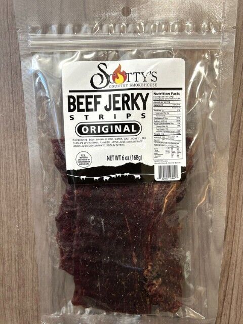 Scotty's Original Beef Jerky Strips, 6-Oz