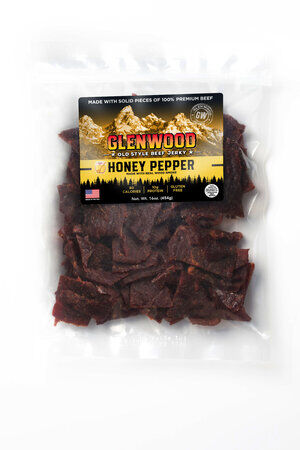 GlenWood Honey Pepper Jerky, 10-Oz