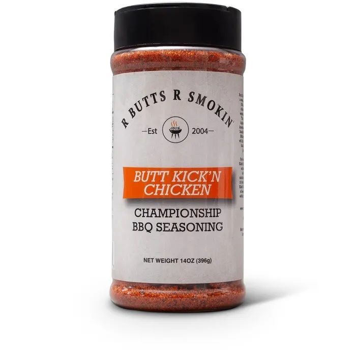 R Butts R Smokin’ Butt Kick’n Chicken BBQ Rub, 14-Oz