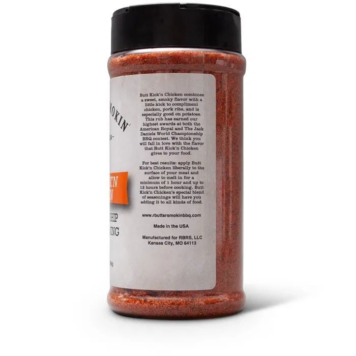R Butts R Smokin’ Butt Kick’n Chicken BBQ Rub, 14-Oz