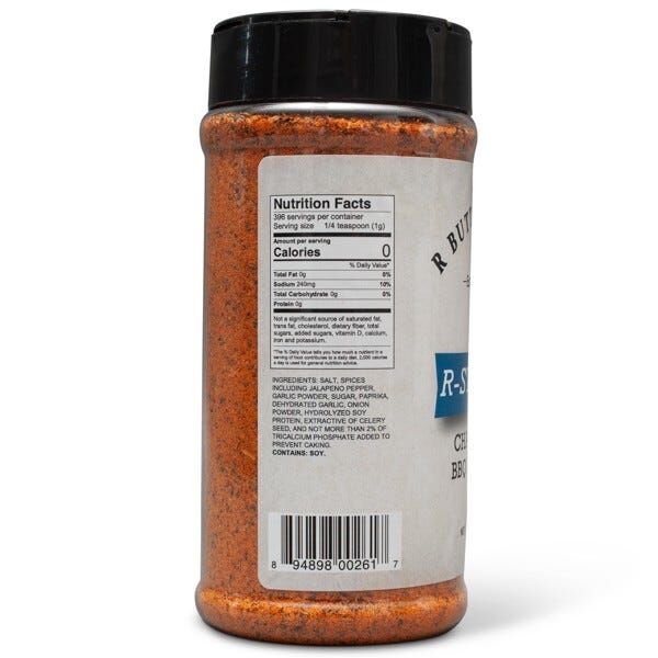 R Butts R Smokin’ R-Steak Rub, 14-Oz