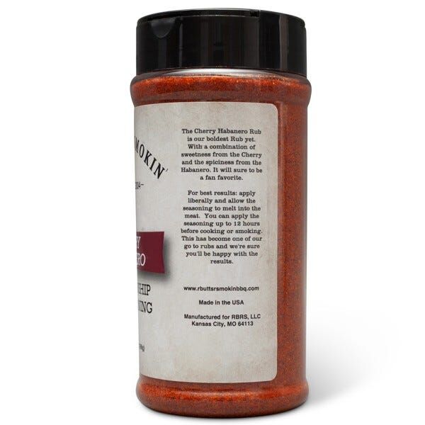 R Butts R Smokin’ Cherry Habanero Rub, 14-Oz