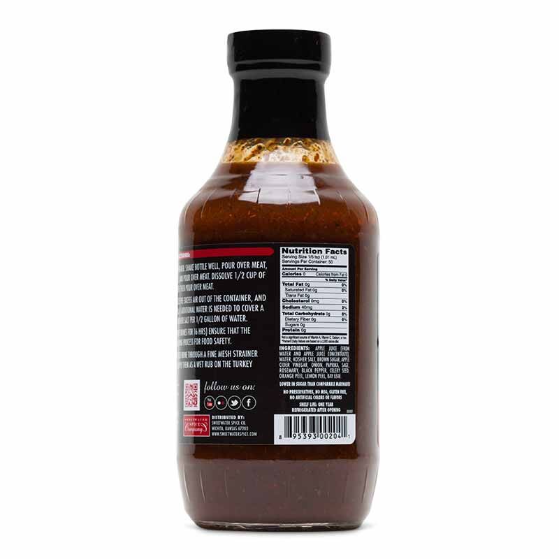 Sweetwater Spice Co. Spice Apple Rosemary Sage Classic Holiday Turkey Bath Brine Concentrate, 16-Oz