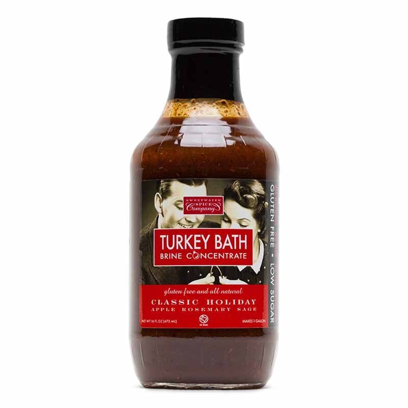 Sweetwater Spice Co. Spice Apple Rosemary Sage Classic Holiday Turkey Bath Brine Concentrate, 16-Oz