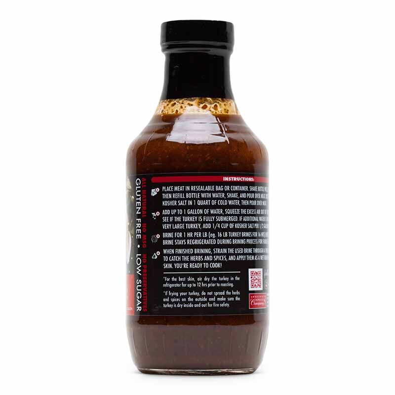 Sweetwater Spice Co. Spice Apple Rosemary Sage Classic Holiday Turkey Bath Brine Concentrate, 16-Oz