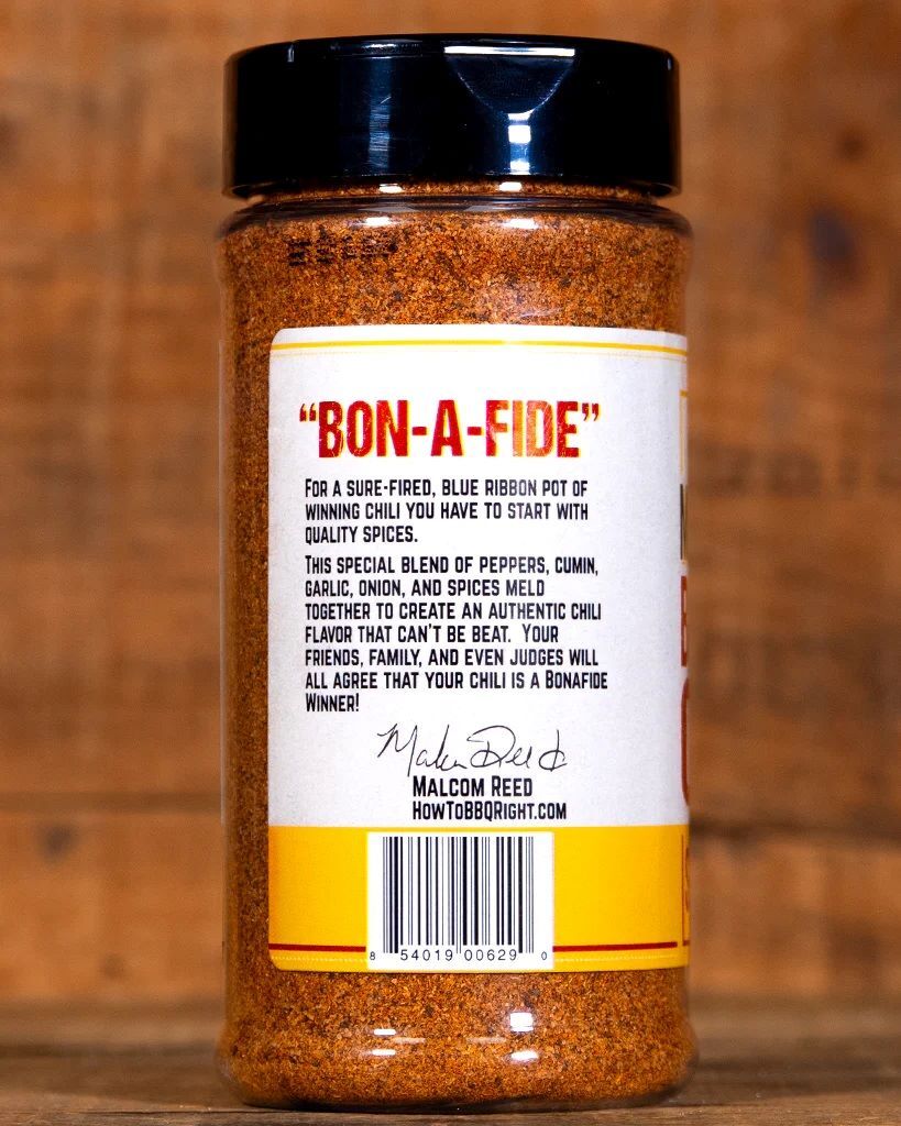 Malcom's Bonafide Chili Seasoning, 16-Oz