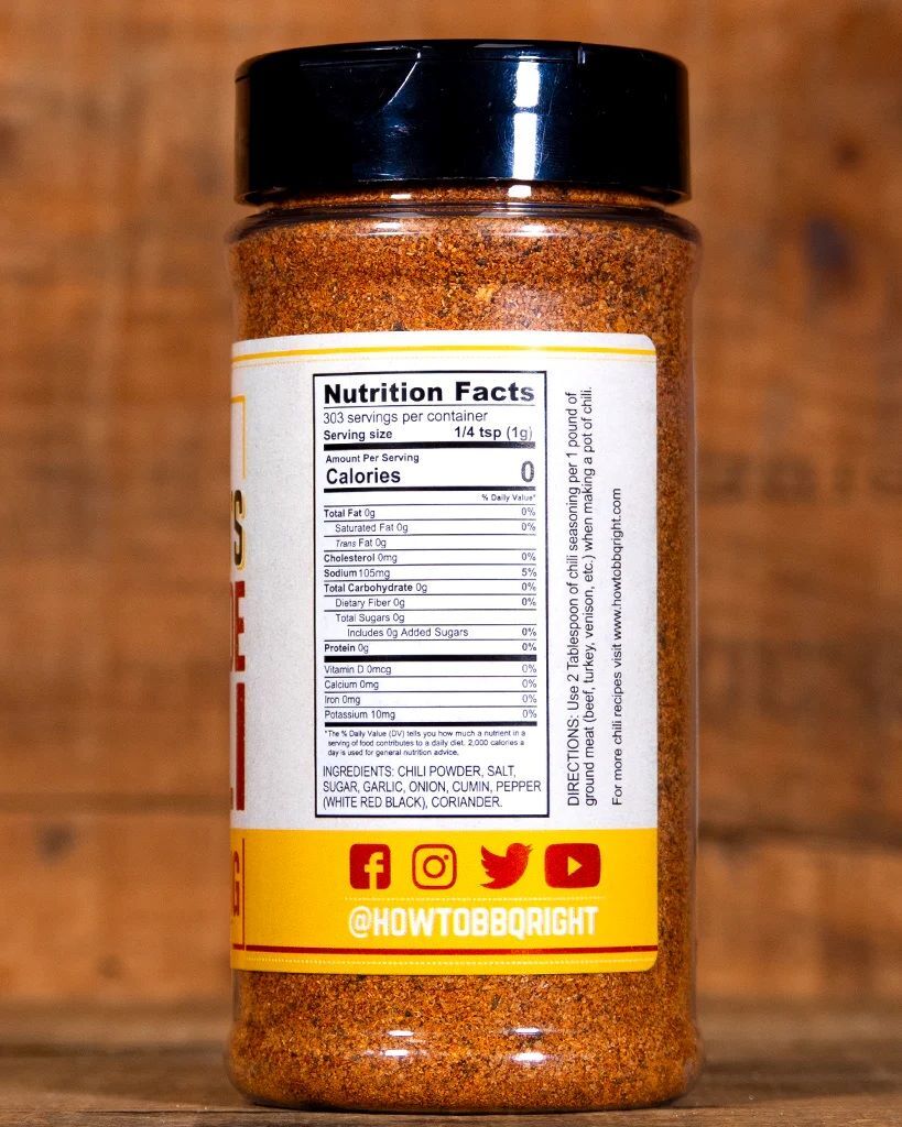 Malcom's Bonafide Chili Seasoning, 16-Oz