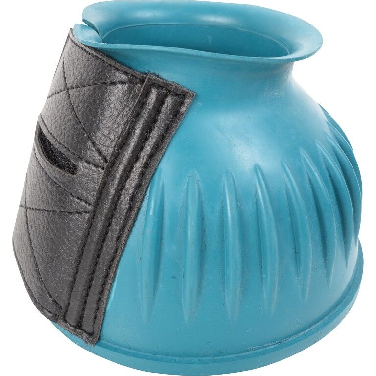 Cashel Rubber Bell Hoof Boots Teal Size Medium