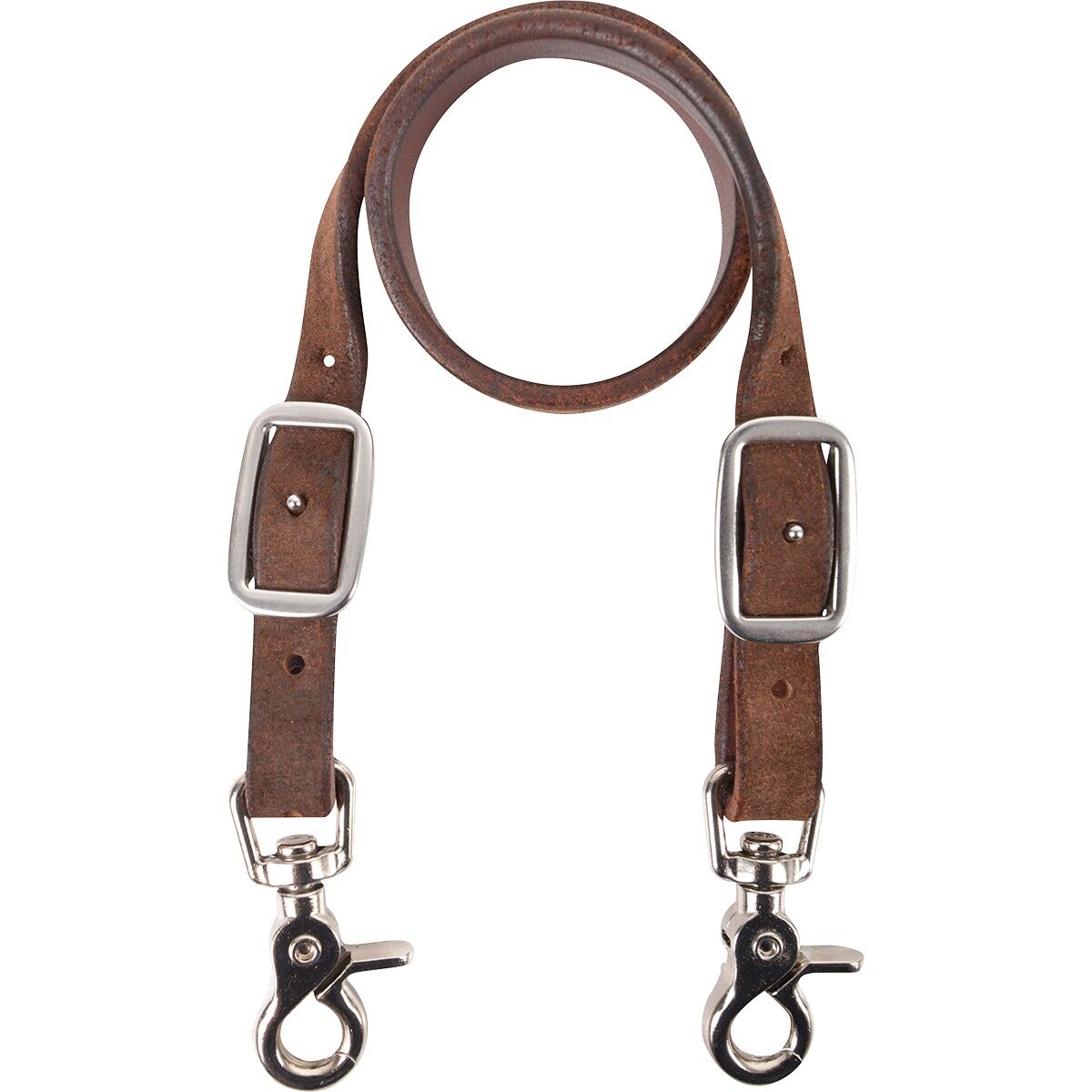 Martin Saddley Chocolate Roughout Breastcollar Wither Strap