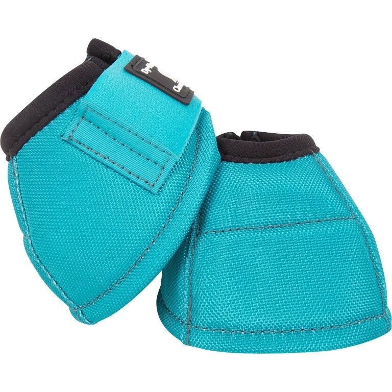 Classic Equine Medium DyNo Turn Aqua Bell Boots