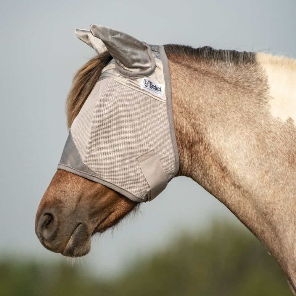 Cashel Standard Small Grey Fly Mask with Ears