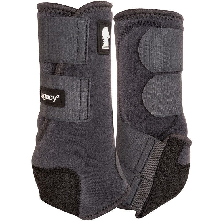Classic Equine Black Large Legacy2 Support Front Boots