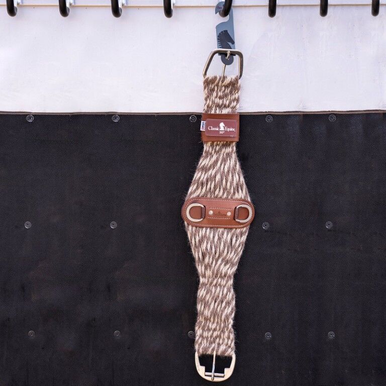 Classic Equine Mohair/Alpaca 27 Strand Roper Cinch, 28-In