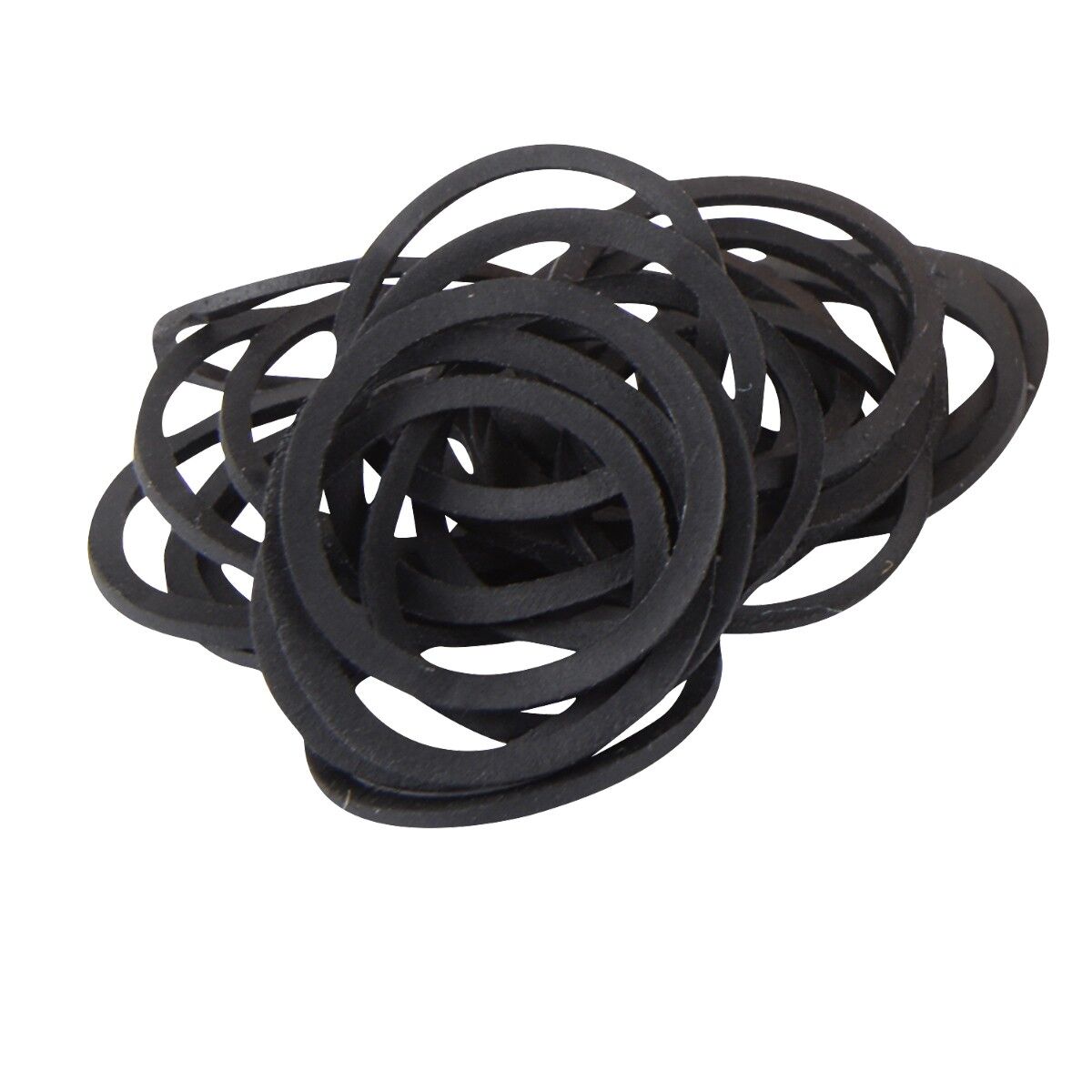 Cashel Black Rubber Braiding Bands