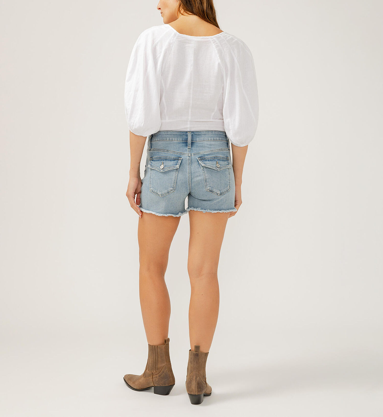 Silver Jeans Co. Women's Suki Mid Rise Shorts