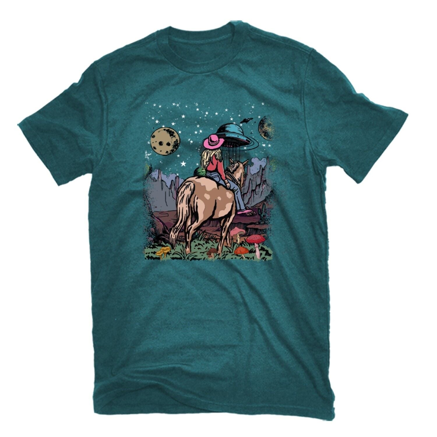 Rustic Spirit Women's Cosmic Cowgirl T-Shirt