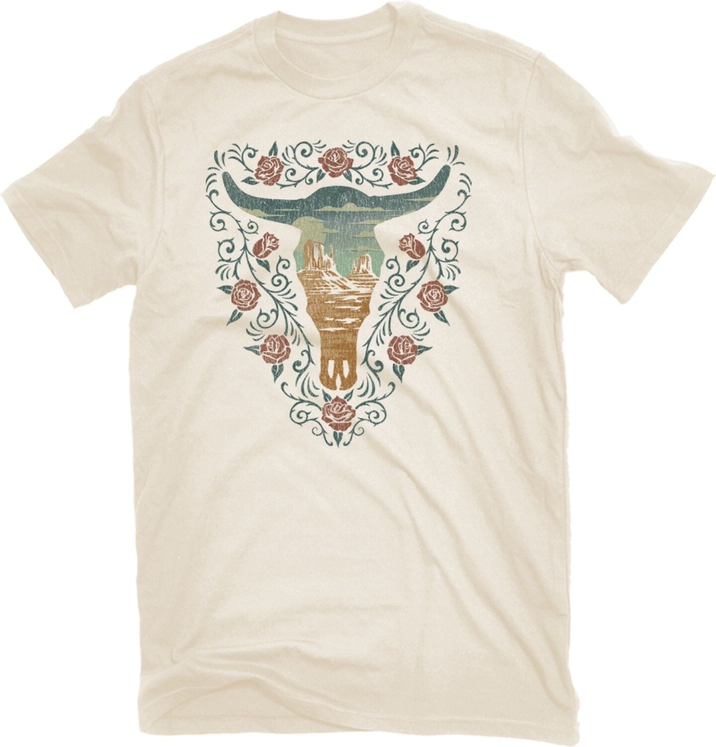 Rustic Spirit Women's Steer Head T-Shirt