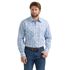 Wrangler Men's 20X Competition Advanced Comfort Classic Fit Long Sleeve Shirt in Blue