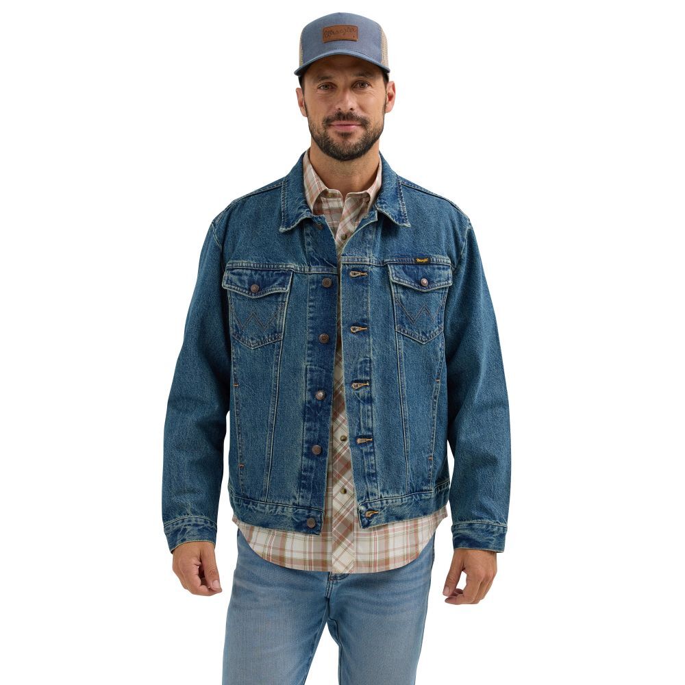 Wrangler Men's Denim Mid Tint Jacket