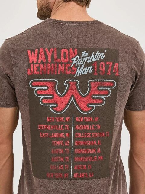 Wrangler Men's Wrangler Waylon Jennings Concert T-Shirt