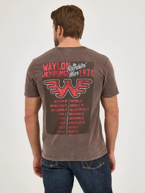 Wrangler Men's Wrangler Waylon Jennings Concert T-Shirt