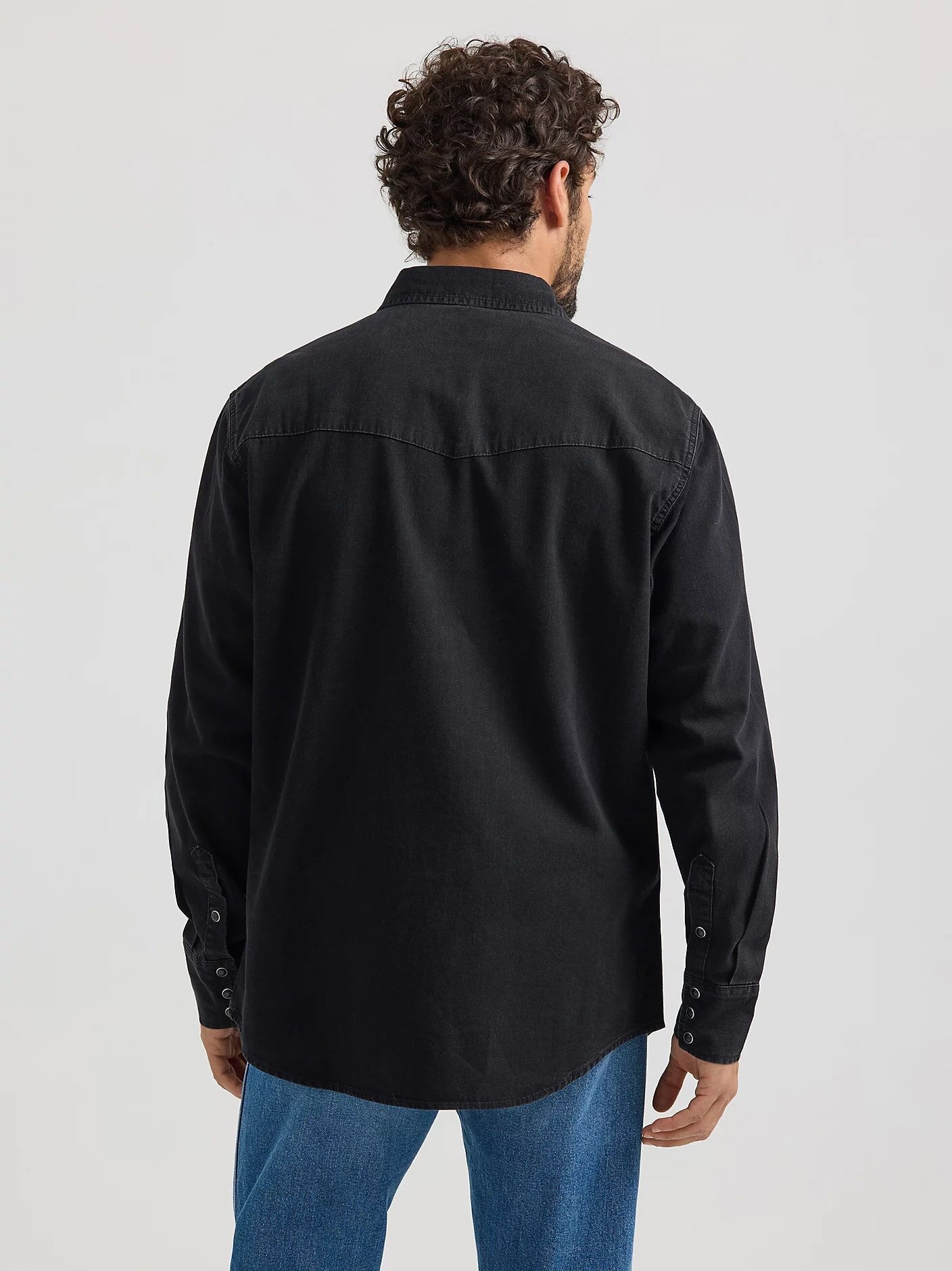Wrangler Men's Wrangler Classic Denim Western Snap Shirt
