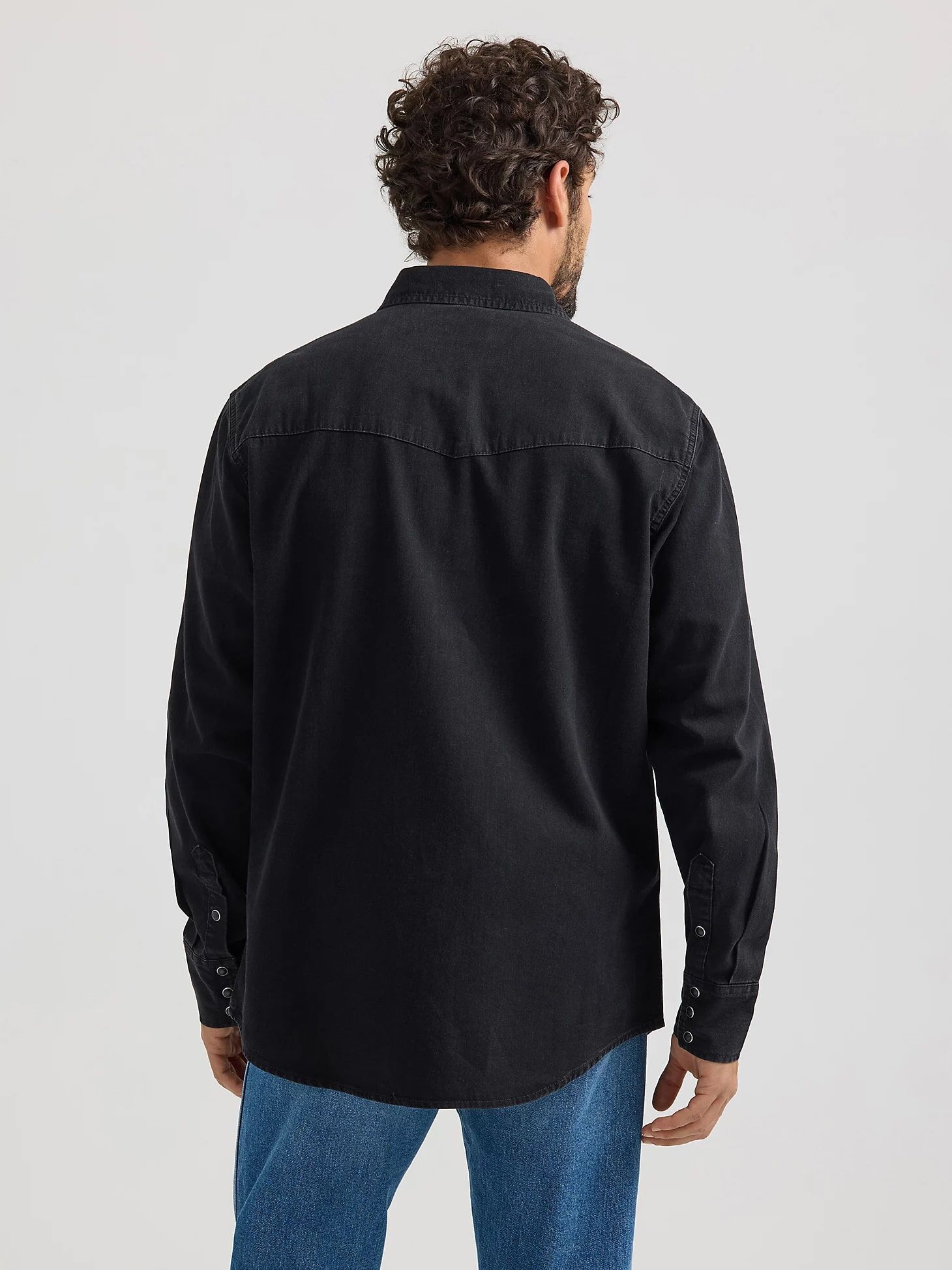 Wrangler Men's Wrangler Classic Denim Western Snap Shirt