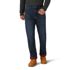 Wrangler Men's Riggs Workwear 5 Pocket Singler Layer Insulation Regular Fit Jeans in Dark Wash