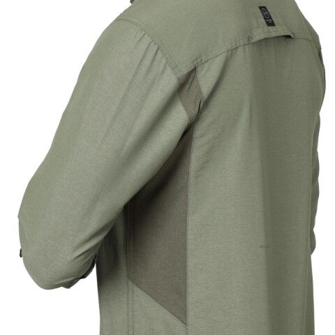 Wrangler Men's Outdoor Mix Material Long Sleeve Shirt