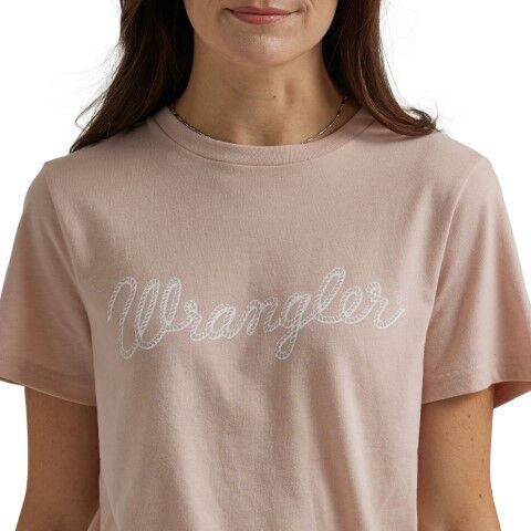 Wrangler Women's Rope Logo Regular Fit T-Shirt