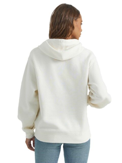Wrangler Women's Bold Logo Hoodie in White