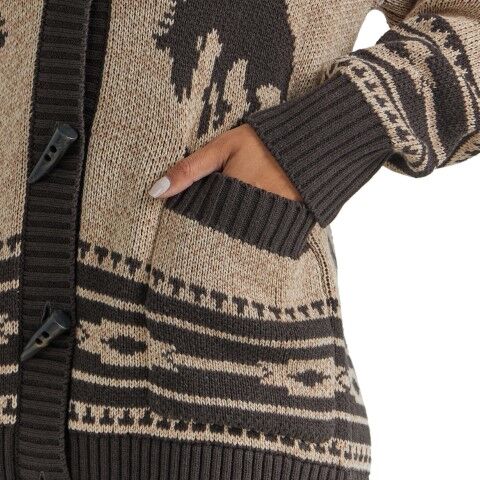 Wrangler Women's Retro Western Vintage Cardigan