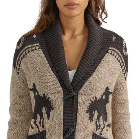 Wrangler Women's Retro Western Vintage Cardigan
