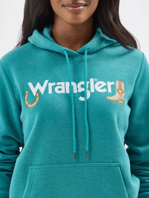 Wrangler Women's Graphic Regular Fit Hoodie