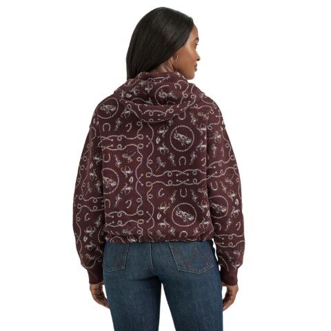 Wrangler Women's Retro Punchy Cinched Hoodie
