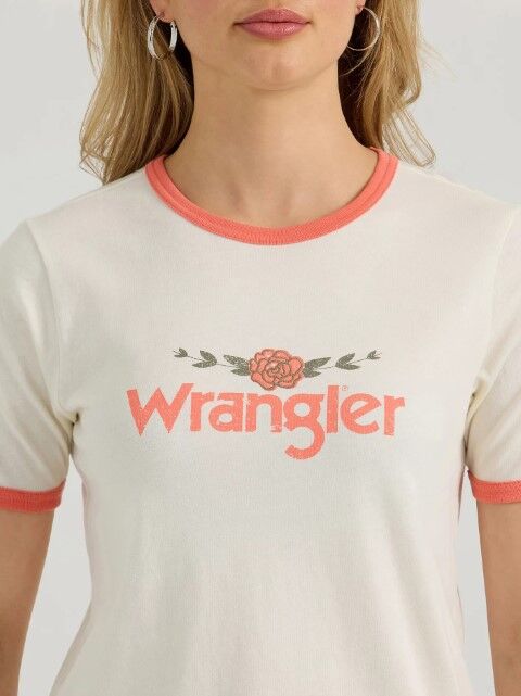 Wrangler Women's Graphic Ringer T-Shirt