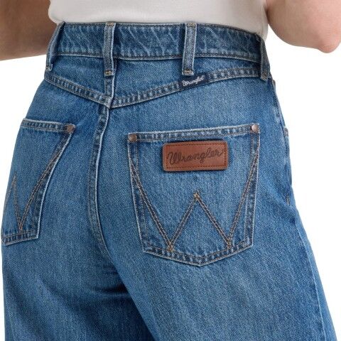 Wrangler Women's Retro Bailey High Rise Wide Leg Jean