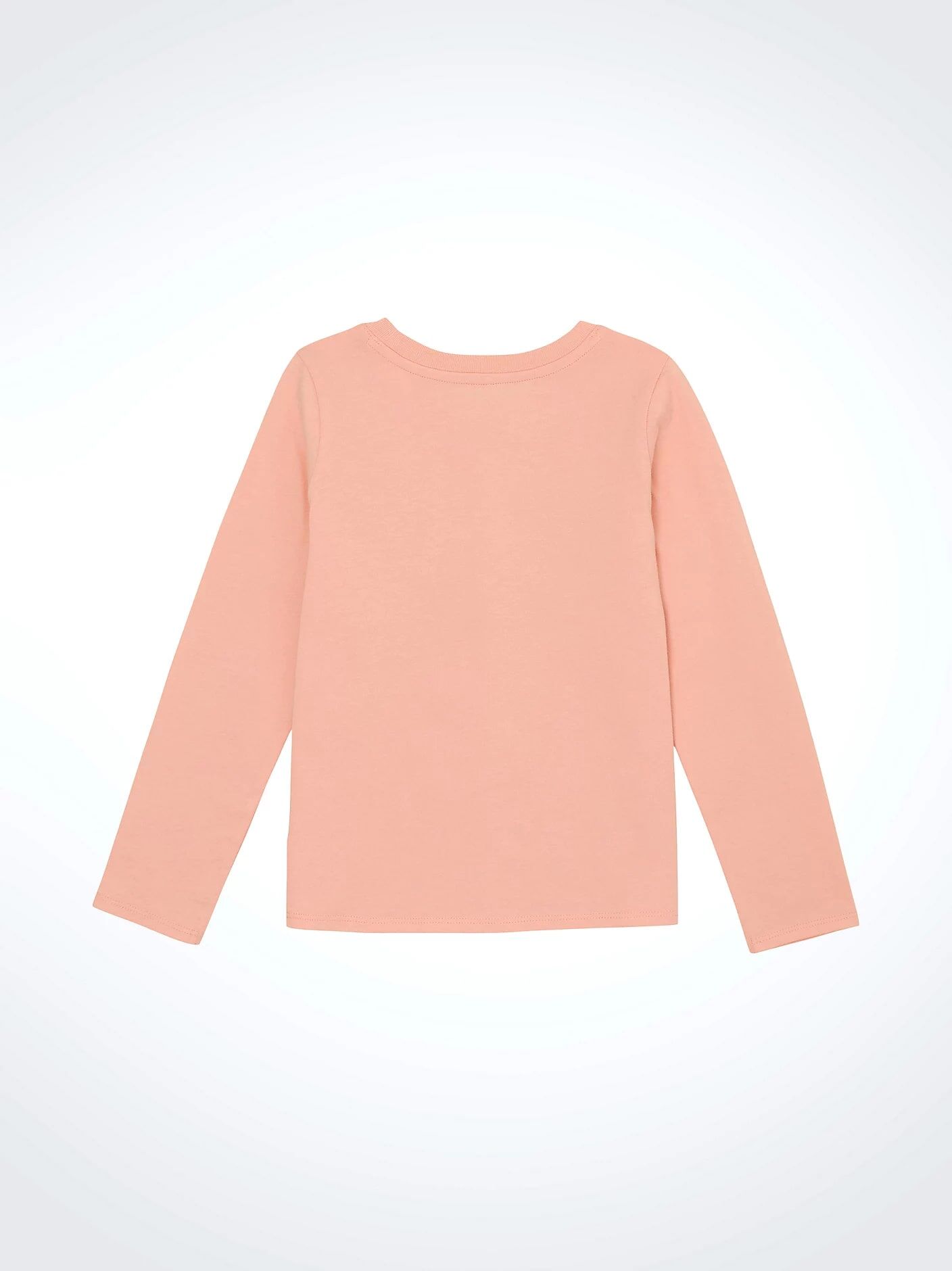 Wrangler Girl's Long Sleeve Cowgirl Graphic T-Shirt in Pink