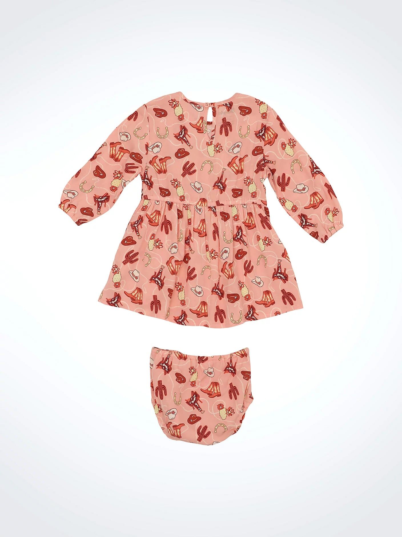 Wrangler Girl's Printed Ruffle Dress