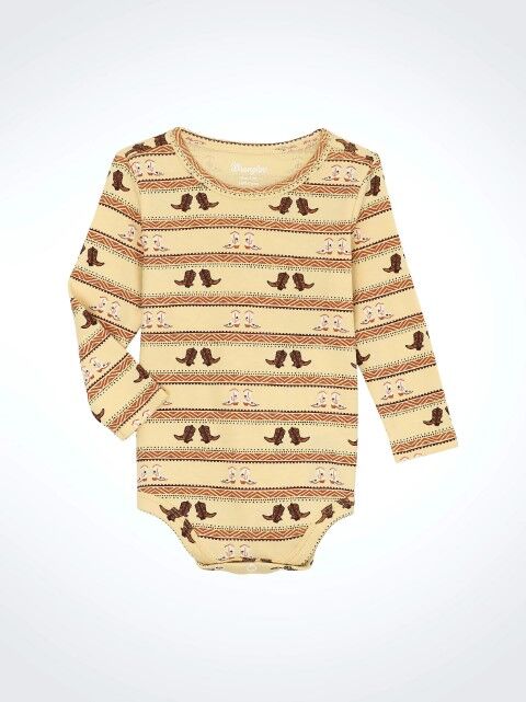 Wrangler Boy's Western Print Bodysuit