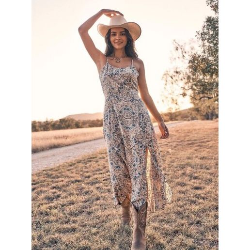 Wrangler Women's Western Tank Maxi Dress